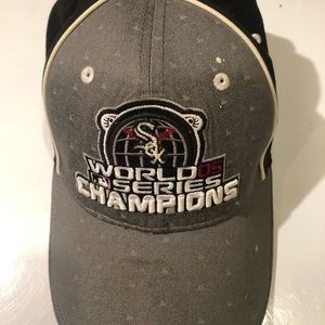 Chicago White Sox Wold Champions baseball cap.